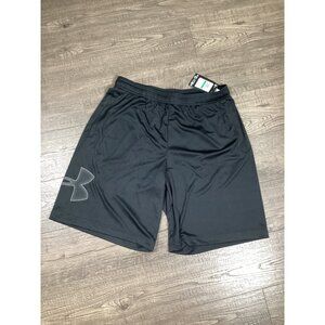 Under Armour Mens UA Tech Graphic Short Black Size L Loose Fit Outdoor Wear New